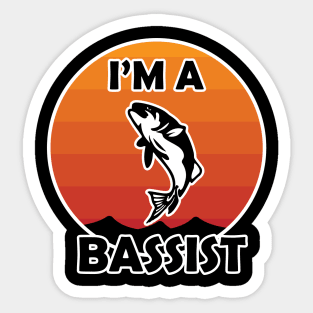 Funny fishing Sticker